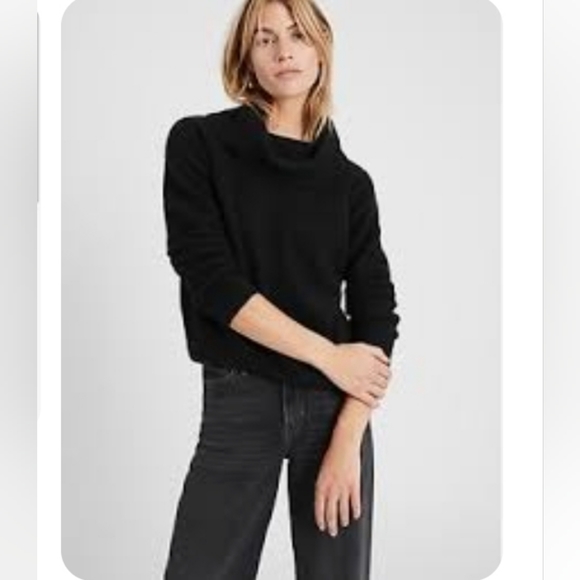 Banana Republic Fluffy Cowl-Neck Sweater - Picture 11 of 11